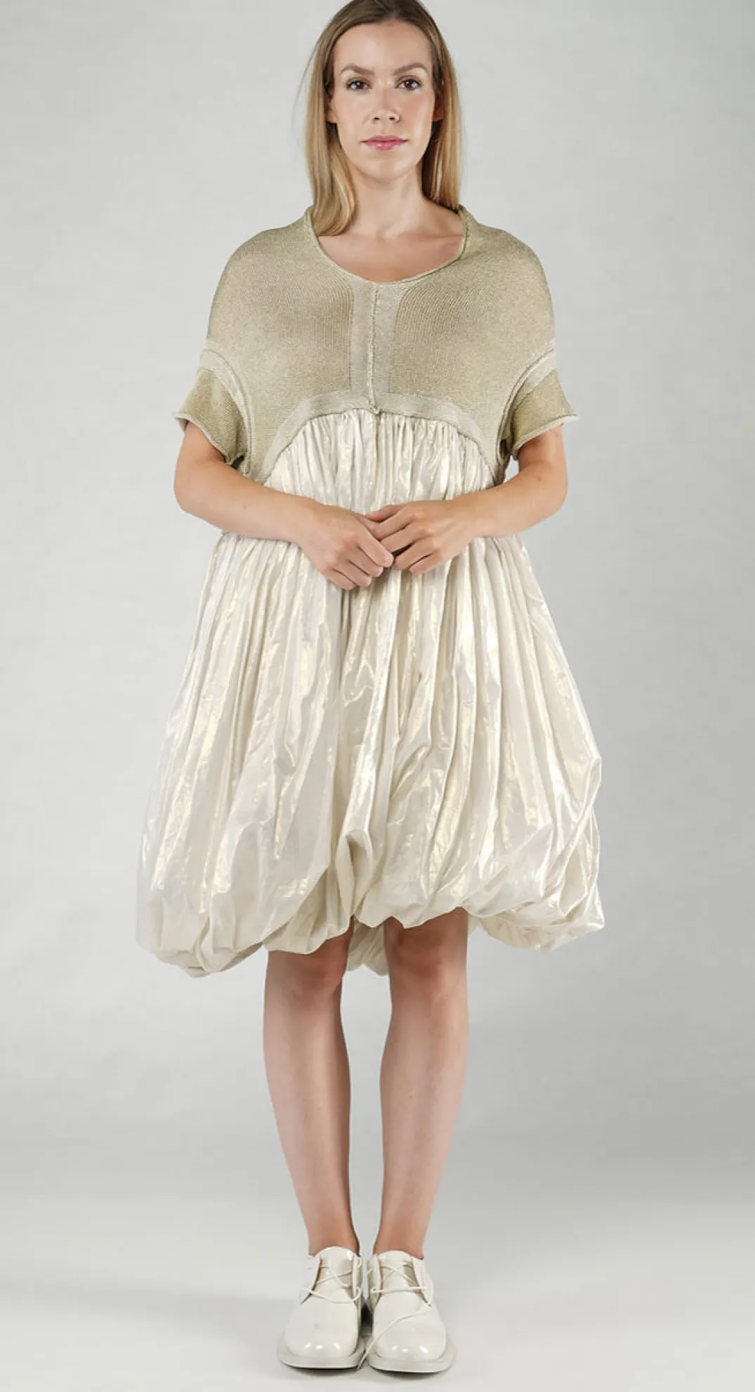 Rundholz Mainline Dresses^PRE-ORDER - Contrast Skirt Dress in Galaxy Sparkle