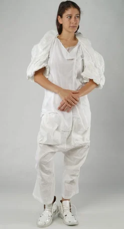 Rundholz Mainline Jackets^PRE-ORDER -  Cropped Bubble Jacket in Starwhite