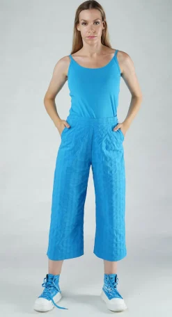 Rundholz Black Label Trousers^PRE-ORDER - Cropped Straight Leg Trousers in Navy (Pictured in Malibu)