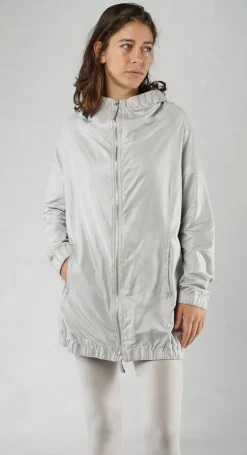 Rundholz Mainline Jackets^PRE-ORDER -  Hooded Longline Jacket in Galaxy Sparkle (Pictured in Starwhite Sparkle)