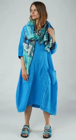 Rundholz Black Label Scarves^PRE-ORDER - Lightweight Cotton Scarf in Black Print (Pictured in Colorful)