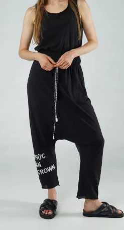 Rundholz Black Label Trousers^PRE-ORDER - Lightweight Knitted Trousers in Grey Offwhite (Pictured in Black Offwhite)