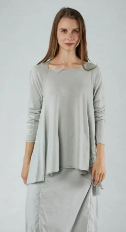 Rundholz Black Label Jumpers^PRE-ORDER - Lightweight Pullover in Grey Offwhite