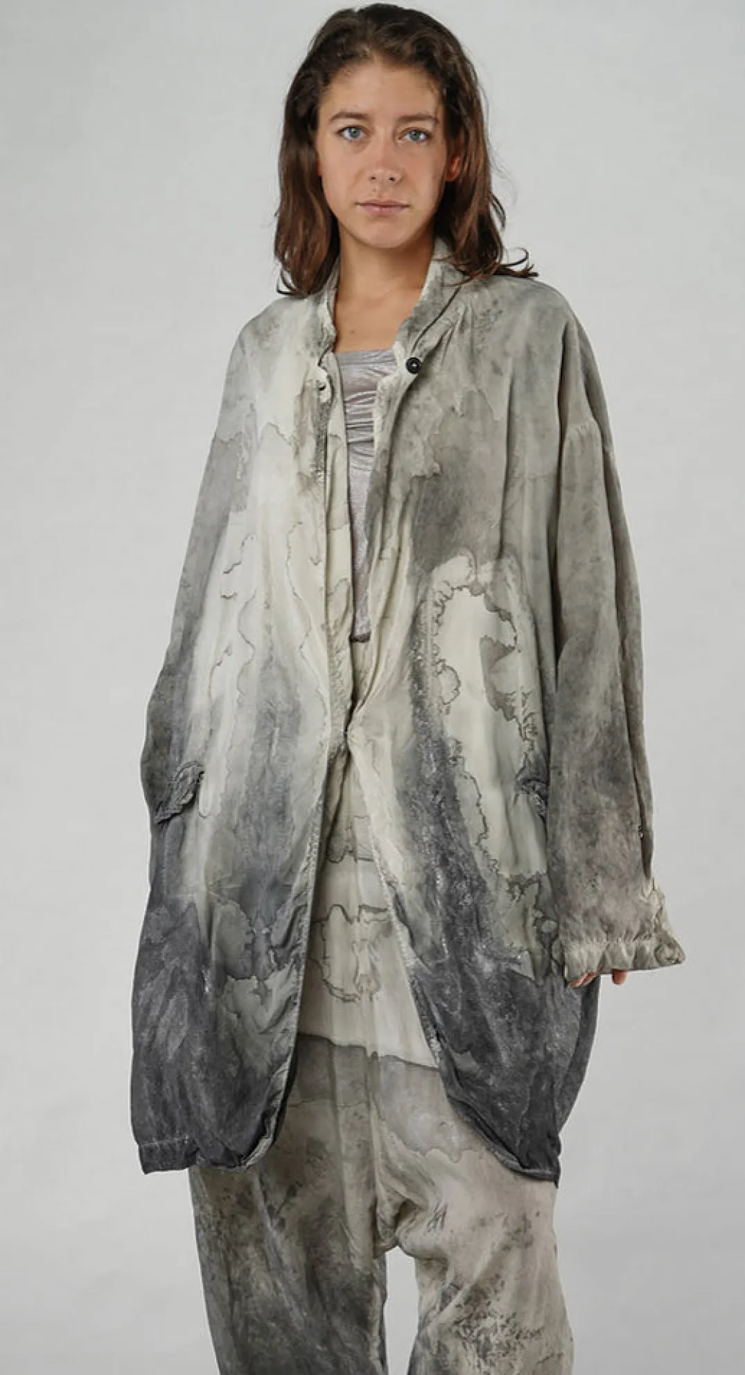 Rundholz Mainline Coats^PRE-ORDER - Loose Fit Coat in Moon Pigment (Pictured in Asteroid Pigment)