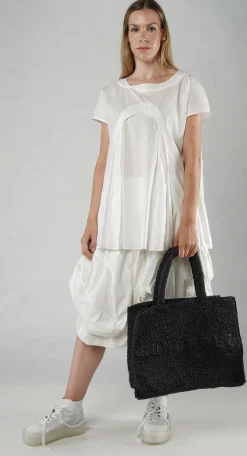Rundholz Mainline Bags^PRE-ORDER -  Medium Raffia Tote in The (Pictured in Black)