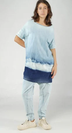 Rundholz Dip Dresses^PRE-ORDER -  Oversized T-Shirt Dress in Mandarine Dye (Pictured in Stonewash)