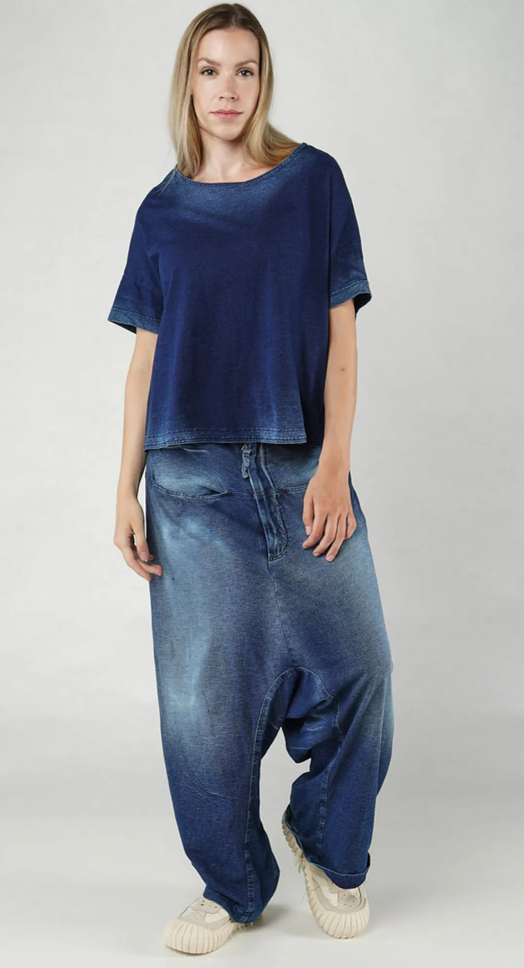 Rundholz Dip Tops^PRE-ORDER - Oversized T-Shirt in Mandarine Dye (Pictured in Stonewash)