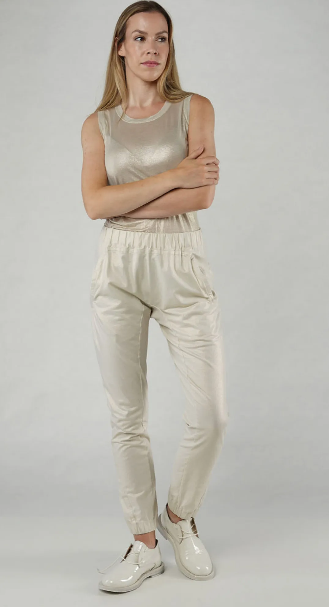 Rundholz Mainline Trousers^PRE-ORDER - Pull On Trouser in Moon Sparkle (Pictured in Galaxy Sparkle)