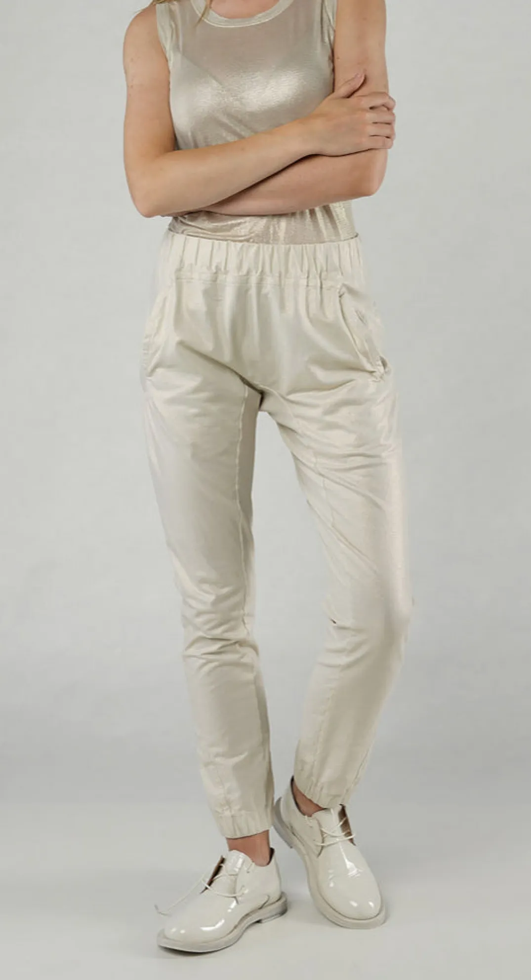 Rundholz Mainline Trousers^PRE-ORDER - Pull On Trouser in Moon Sparkle (Pictured in Galaxy Sparkle)