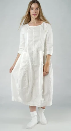 Rundholz Black Label Dresses^PRE-ORDER - Seam Detail Dress in Navy (Pictured in Offwhite)