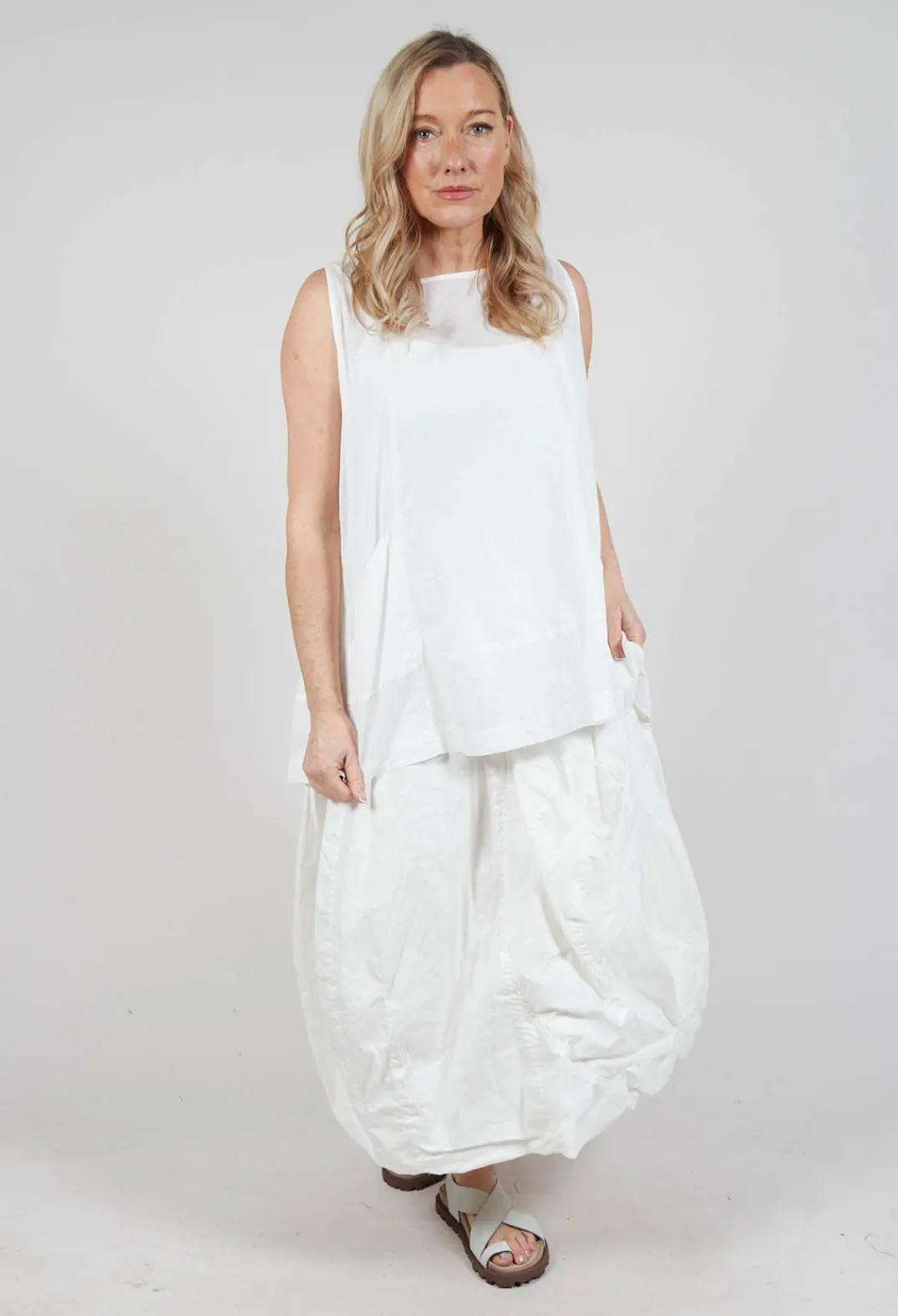 Rundholz Mainline Tops^PRE-ORDER - Semi Sheer Top in Starwhite (Pictured in Galaxy Sparkle)