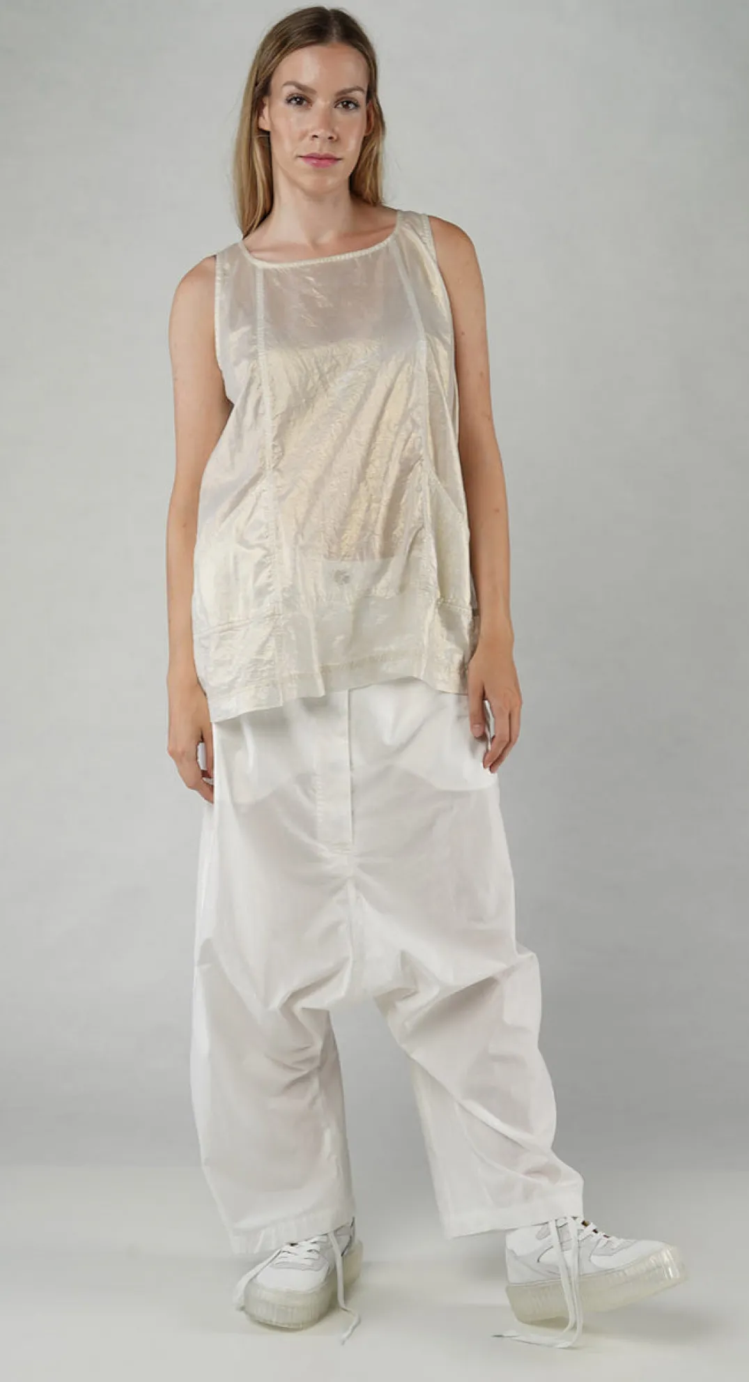 Rundholz Mainline Tops^PRE-ORDER - Semi Sheer Top in Galaxy Sparkle
