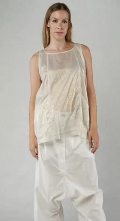 Rundholz Mainline Tops^PRE-ORDER -  Semi Sheer Top in Galaxy Sparkle
