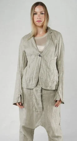 Rundholz Mainline Jackets^PRE-ORDER -  Single Button Jacket in Black Sparkle (Pictured in Dust Sparkle)