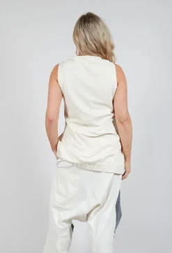 Rundholz Mainline Tops^PRE-ORDER - Sleeveless Vest Top in Asteroid Paint