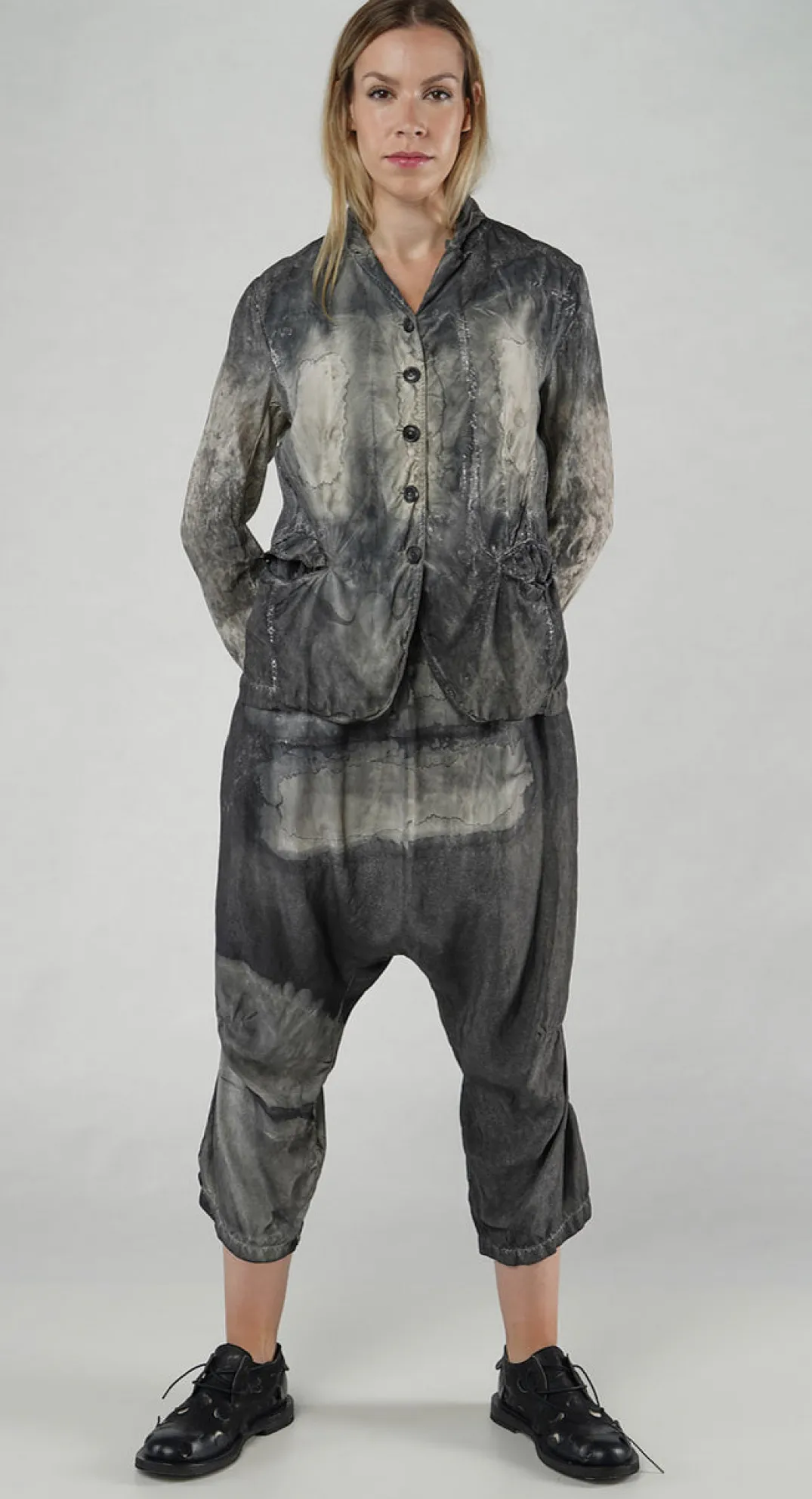 Rundholz Mainline Jackets^PRE-ORDER - Slim Fit Jacket in Moon Pigment (Pictured in Asteroid Pigment)