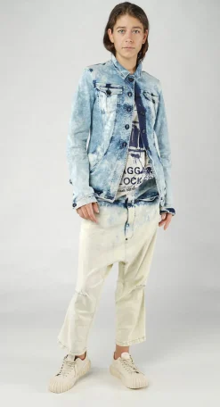 Rundholz Dip Jackets^PRE-ORDER - Tailored Denim Jacket in Mandarine Dye (Pictured in Bleachwash)