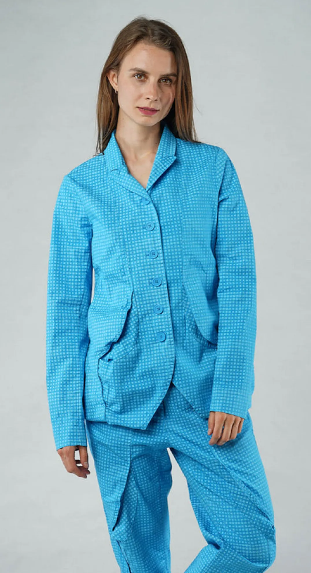 Rundholz Black Label Jackets^PRE-ORDER - Tailored Jacket in Grey Print (Pictured in Malibu Print)