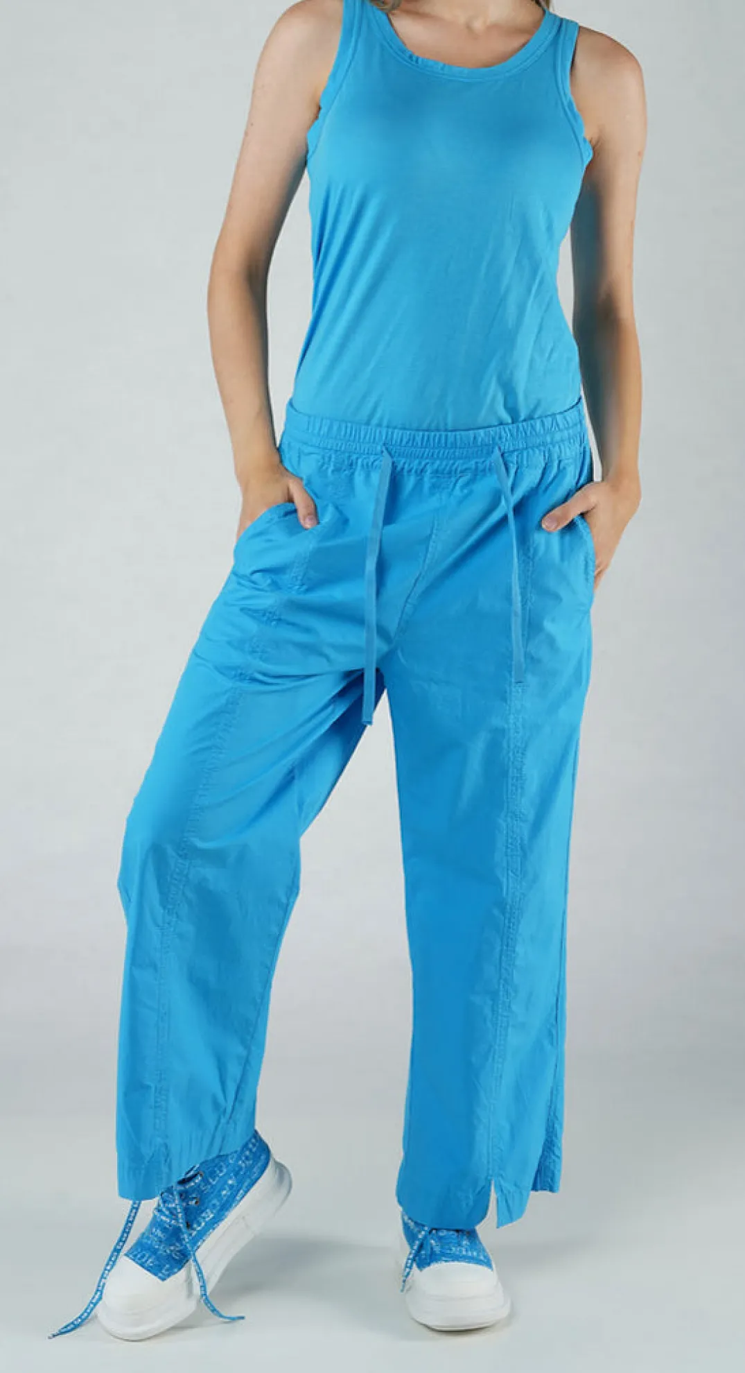 Rundholz Black Label Trousers^PRE-ORDER - Wide Leg Trousers in Aqua (Pictured in Malibu)