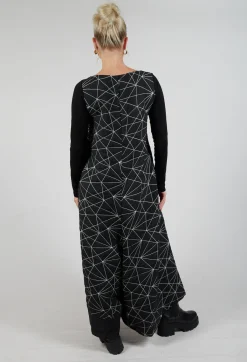 Xenia Design Jumpsuits^Print Inon Jumpsuit in Black with White