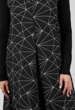 Xenia Design Jumpsuits^Print Inon Jumpsuit in Black with White