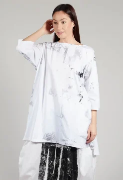 Moyuru Jumpers^Print Jumper in Black and White