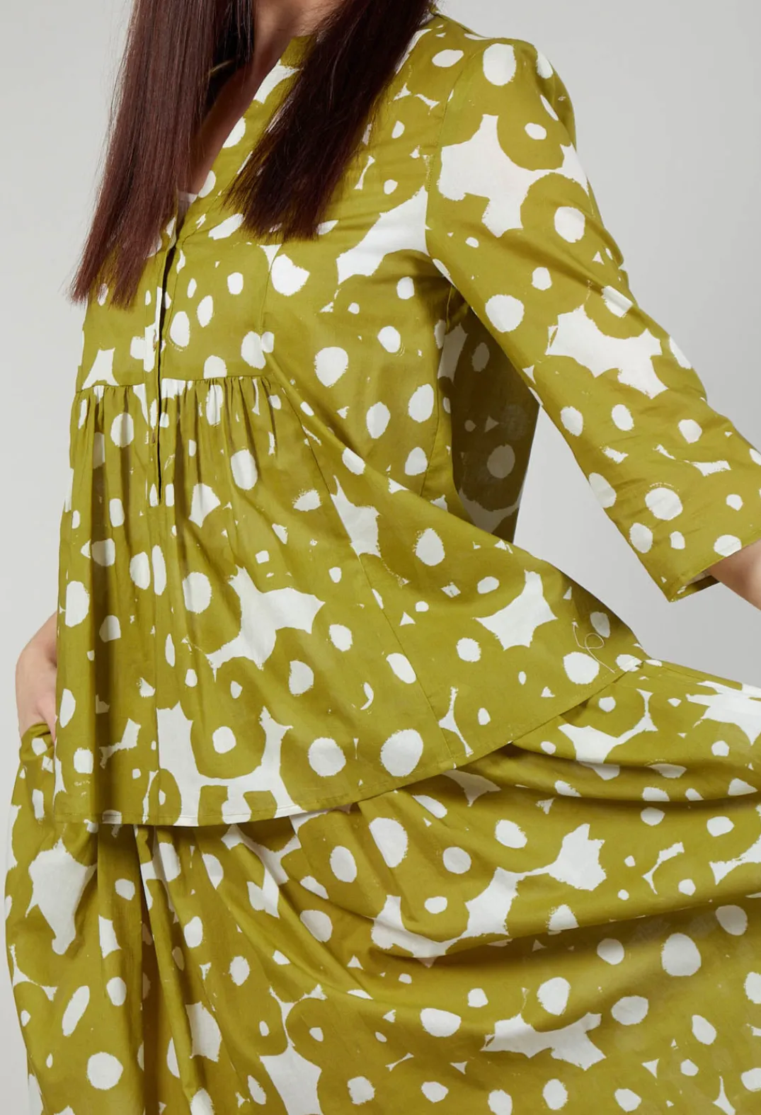 Operificio Neirami Shirts & Blouses^Printed Blouse in Foglia