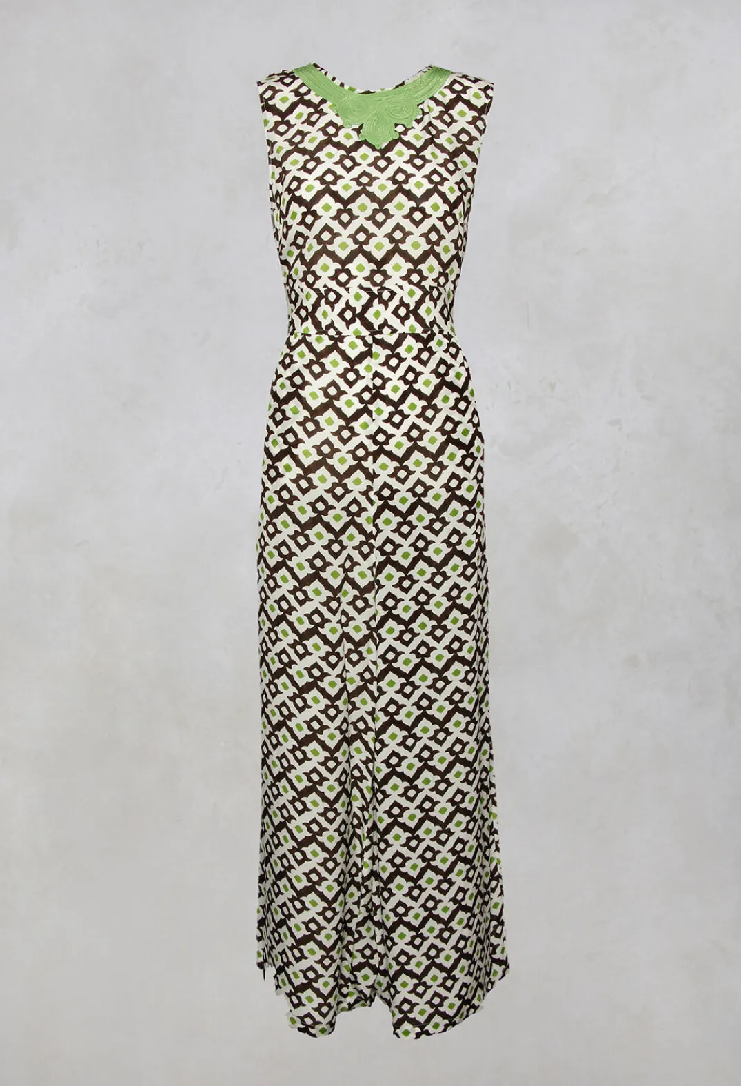 Maliparmi Jumpsuits^Printed Jumpsuit in Beige/Malva