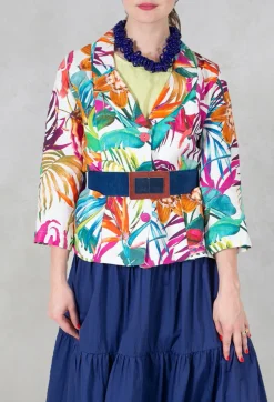 Out of Xile Jackets|Co-ords & Suits^Printed Linen Jacket in Multi