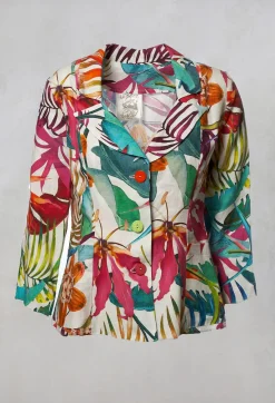 Out of Xile Jackets|Co-ords & Suits^Printed Linen Jacket in Multi