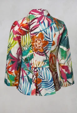 Out of Xile Jackets|Co-ords & Suits^Printed Linen Jacket in Multi