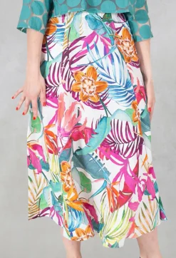 Out of Xile Skirts^Printed Linen Maxi Skirt in Multi