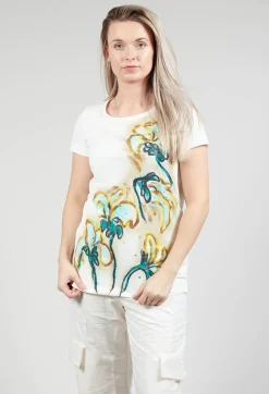 Rundholz Mainline Tops^Printed T-Shirt in Spec Handpaint