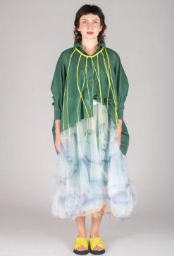 Bread and Butter Skirts^Printwork Tulle Skirt in Blue