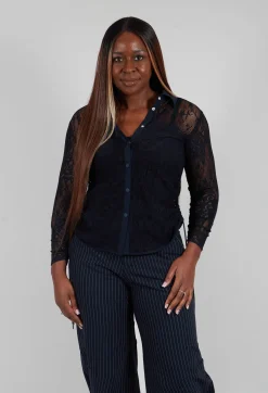 High Shirts & Blouses^Pronounce Shirt in Navy