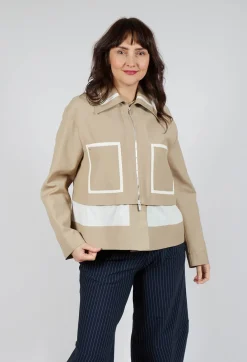 High Jackets^Prospect Short Jacket in Oatmeal