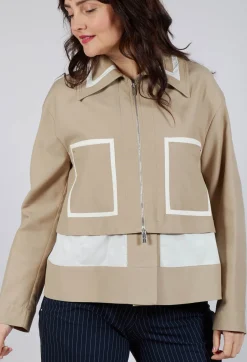 High Jackets^Prospect Short Jacket in Oatmeal