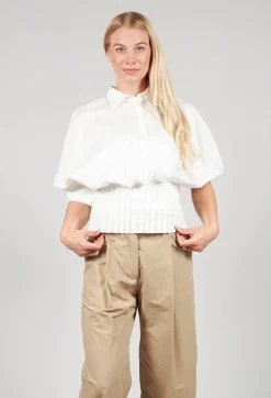 Malloni Shirts & Blouses^Puff Sleeve Shirt in Latte