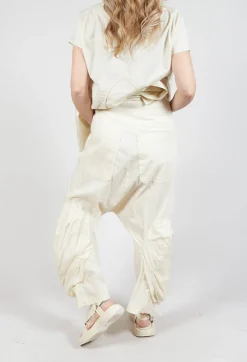 Rundholz Mainline Trousers^Pull On Drop Crotch Trousers in Galaxy