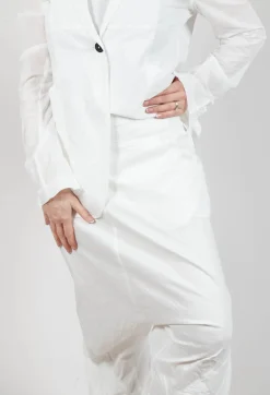 Rundholz Mainline Trousers^Pull On Drop Crotch Trousers in Starwhite