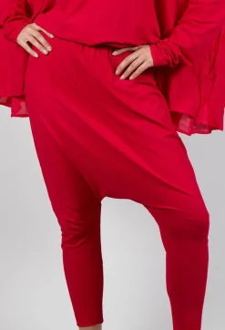 Rundholz Mainline Trousers^Pull on Drop Crotch Trousers in Cardinal Cloud