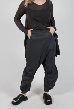 Rundholz Mainline Trousers^Pull On Drop Crotch Trousers in Asteroid