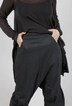 Rundholz Mainline Trousers^Pull On Drop Crotch Trousers in Asteroid