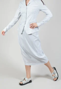 Rundholz Black Label Skirts^Pull On Fitted Skirt in Grey Print