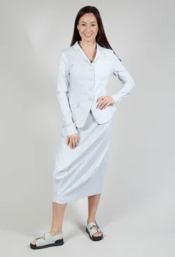 Rundholz Black Label Skirts^Pull On Fitted Skirt in Grey Print