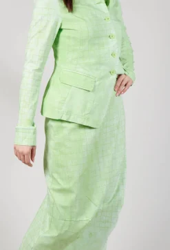 Rundholz Black Label Skirts^Pull On Fitted Skirt in Lime Print