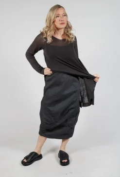 Rundholz Mainline Skirts^Pull On Pencil Skirt in Asteroid