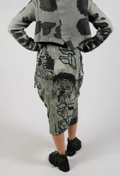Rundholz Black Label Skirts^Pull On Pencil Skirt in Defender Big Print