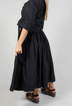 Les Filles d'Ailleurs Skirts^Pull on Pleated Skirt in Black
