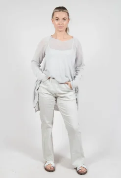 Rundholz Mainline Trousers^Pull On Slim Fit Trousers in Moon
